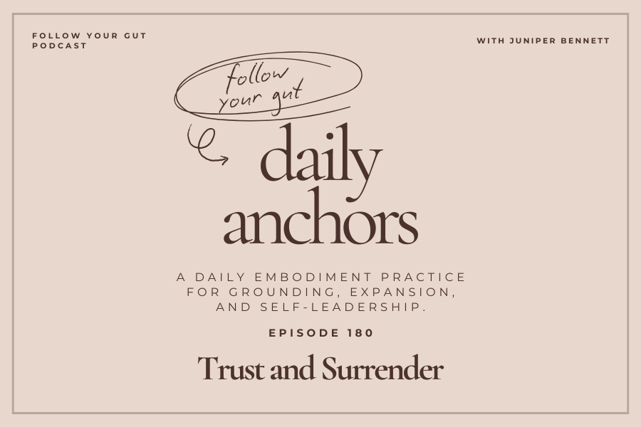 Daily Anchor: Trust and Surrender | 180
