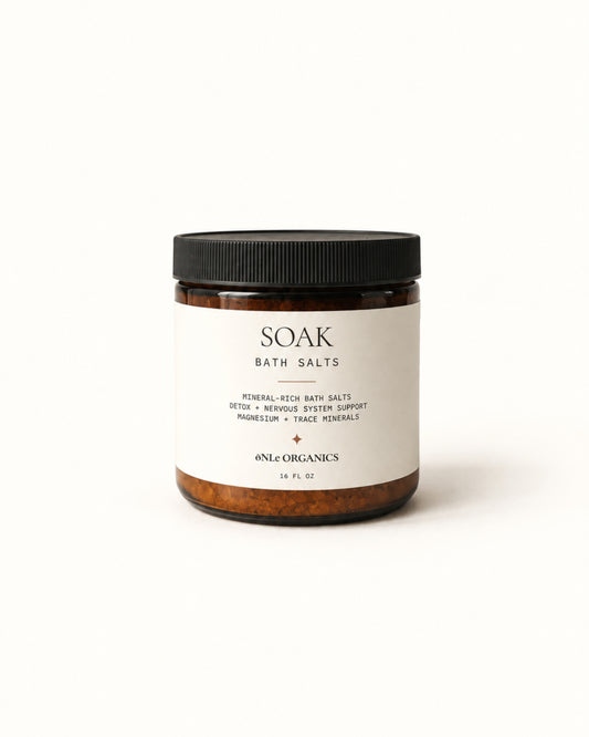Soak mineral-rich Epsom bath salt